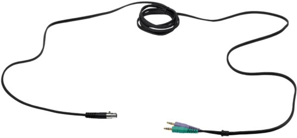 MK HS MINIJACK HEADSET CABLE FOR PC, CONFERENCING (1/8"MINI JACK, 1/8"MINI JACK)